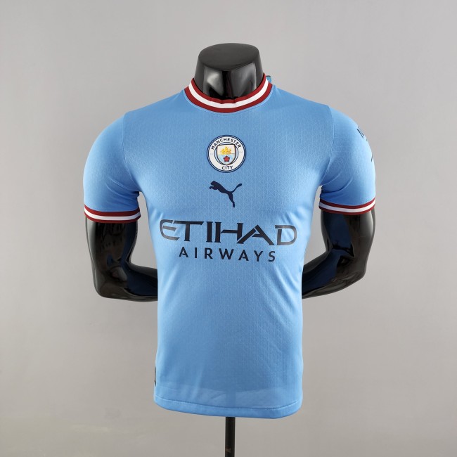 Manchester City Home Player Jersey 22/23