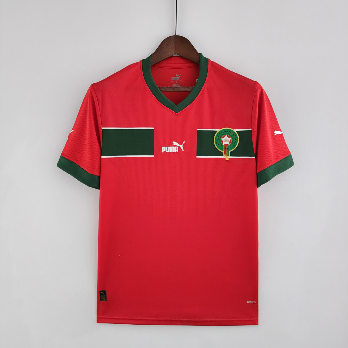 Morocco Home Man Jersey 2022