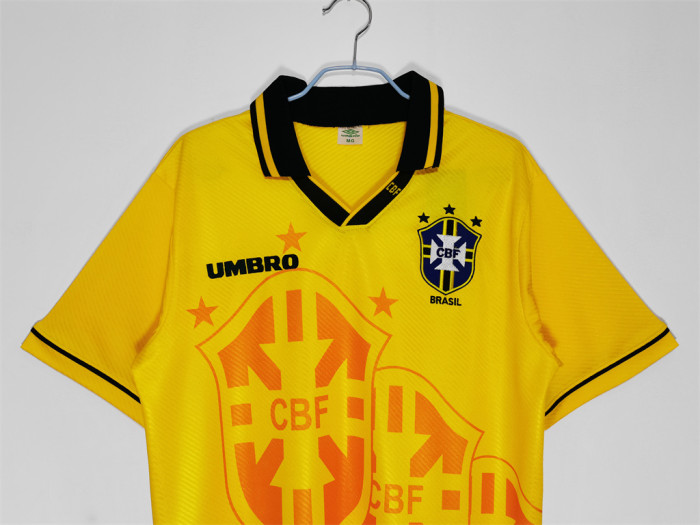 Brazil Home Retro Jersey 1993/94