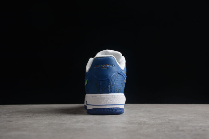 Air Force 1 LV Louis Vuitton Low White Royal MS 0232