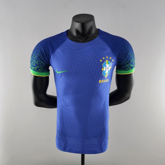Brazil Away Player Version Man Jersey 2022