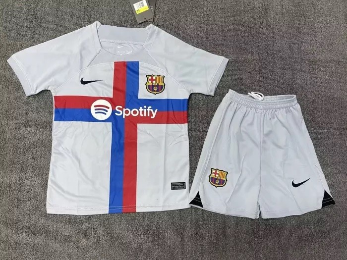 Barcelona Thrid Kids Jersey 22/23