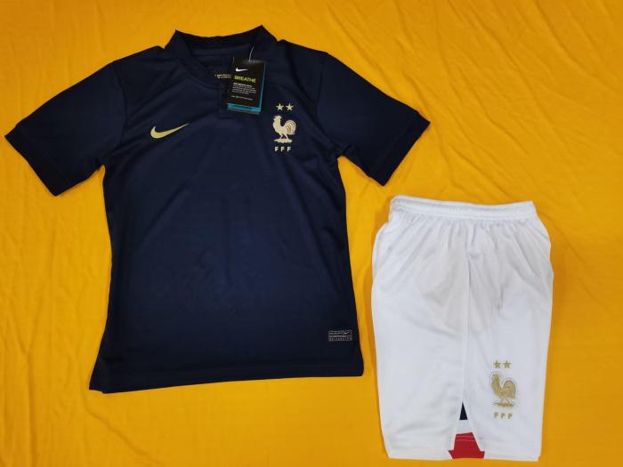 France 2022 Home Kids Jersey