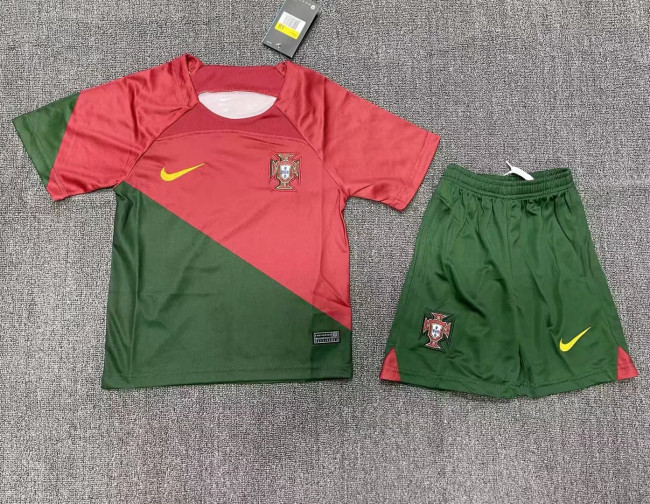 Portugal 2022 Home Kids Jersey