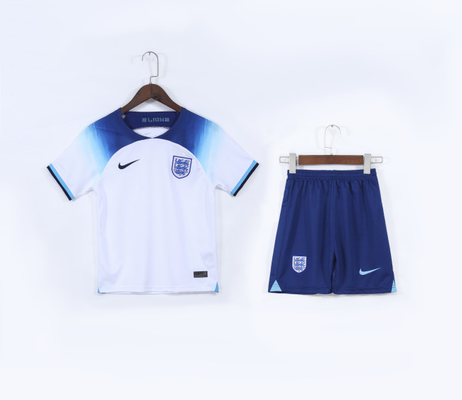 England 2022 World Cup Home Kids Jersey