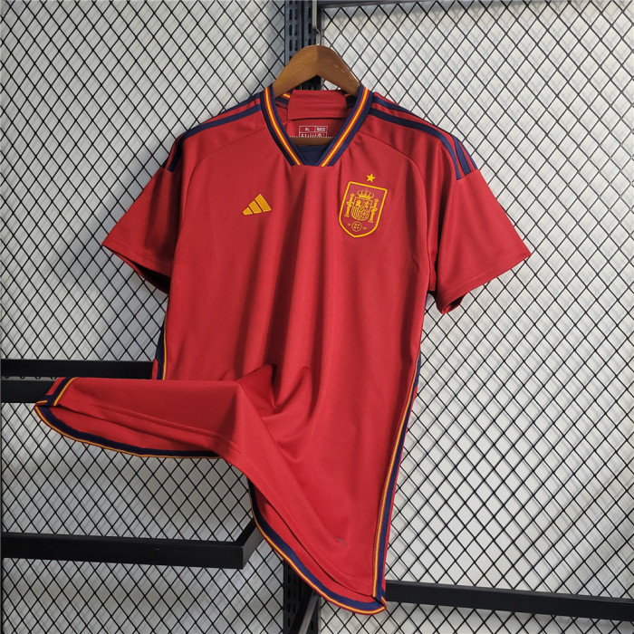 Spain World Cup Home Man Jersey 2022