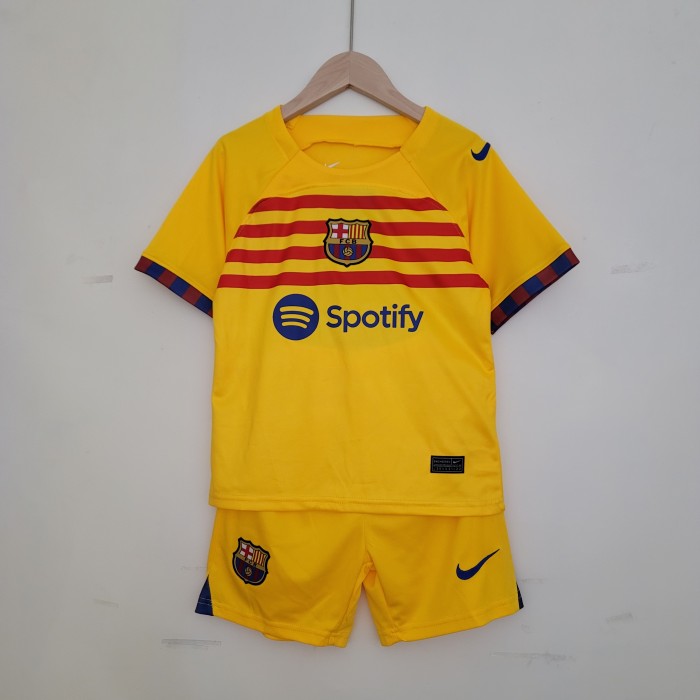 Barcelona Fourth Kids Jersey 22/23