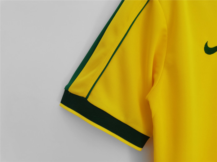 Brazil Home Retro Jersey 1998
