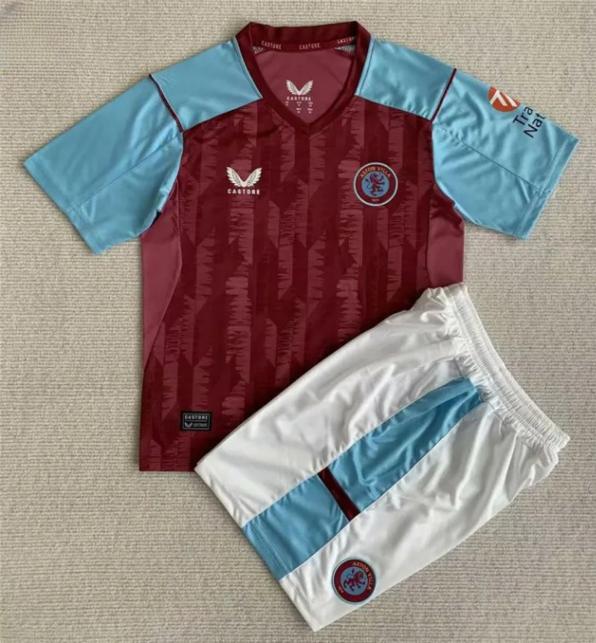 Aston Villa Home Kids Jersey 23/24