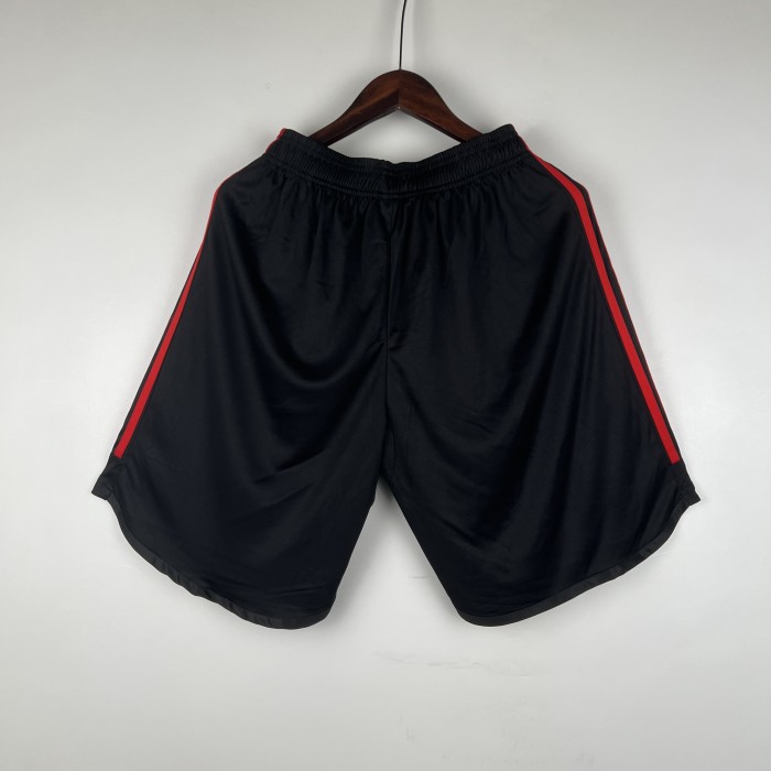 Manchester United Home Black Shorts 23/24