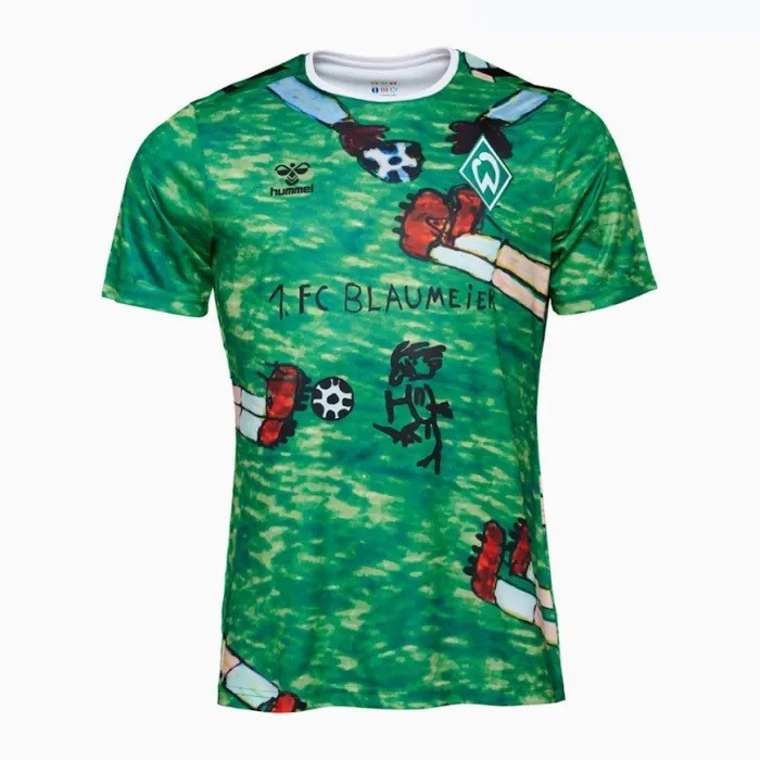 Werder Bremen 'Blaumeier' 125-Year Anniversary Pre-Match Man Jersey 23/24