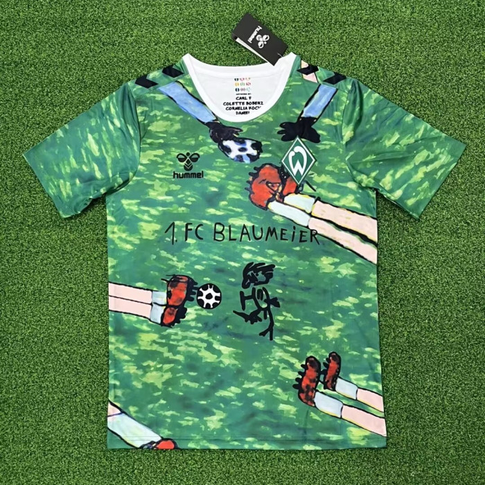 Werder Bremen 'Blaumeier' 125-Year Anniversary Pre-Match Man Jersey 23/24
