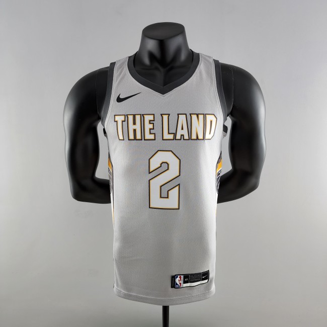 Kyrie Irving Cleveland Cavaliers Grey Swingman Jersey 2018