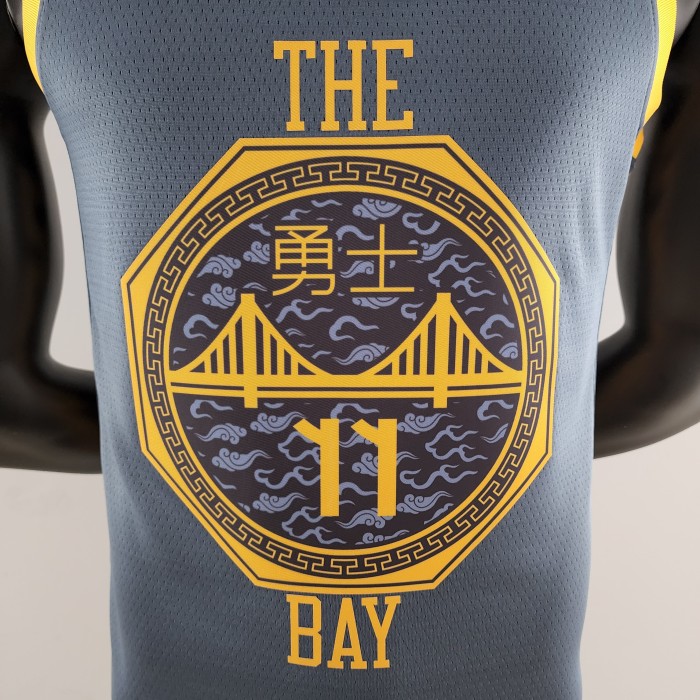 Klay Thompson Golden State Warriors Grey Swingman Jersey 2018
