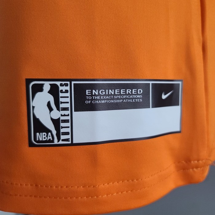 Brooklyn Nets Casual T-shirt Orange