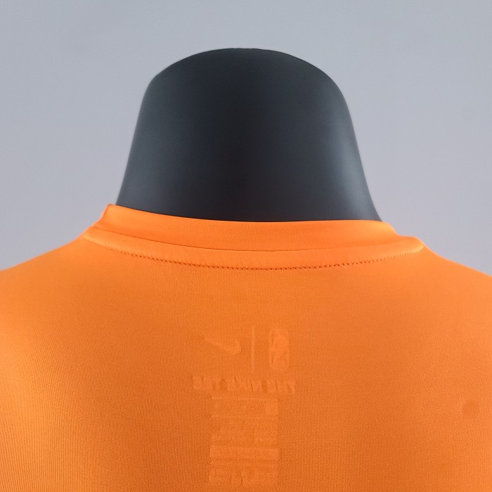 Brooklyn Nets Casual T-shirt Orange