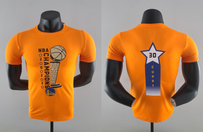 Stephen Curry Golden State Warriors 2022 Champions Casual T-shirt Orange