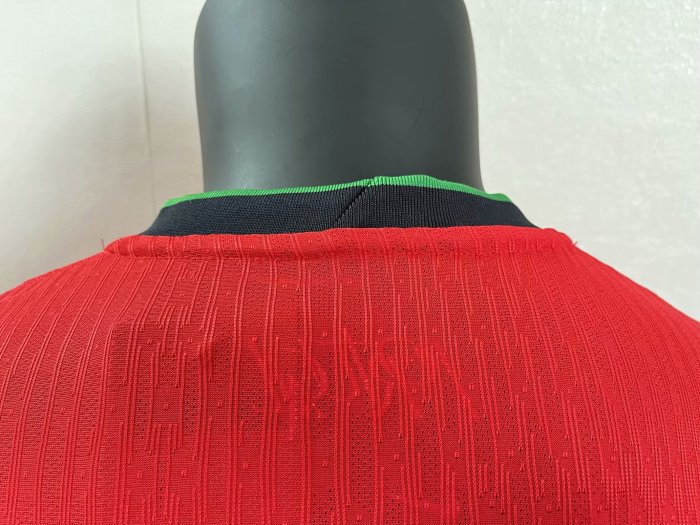 Portugal Euro 2024 Home Player Version Long Sleeve Jersey