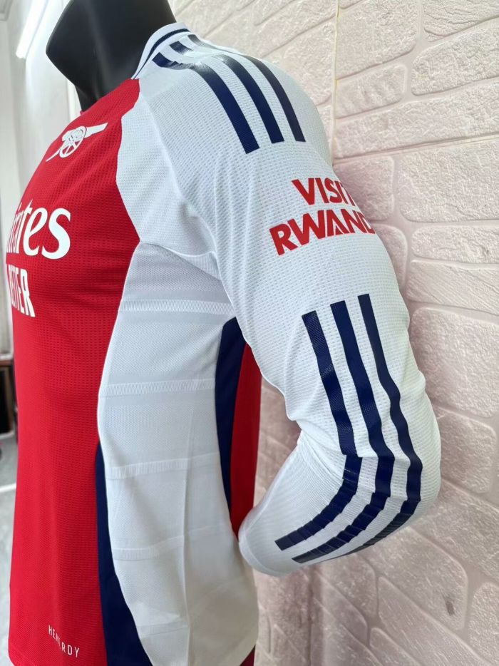 Arsenal Home Player Long Sleeve Jersey 24/25