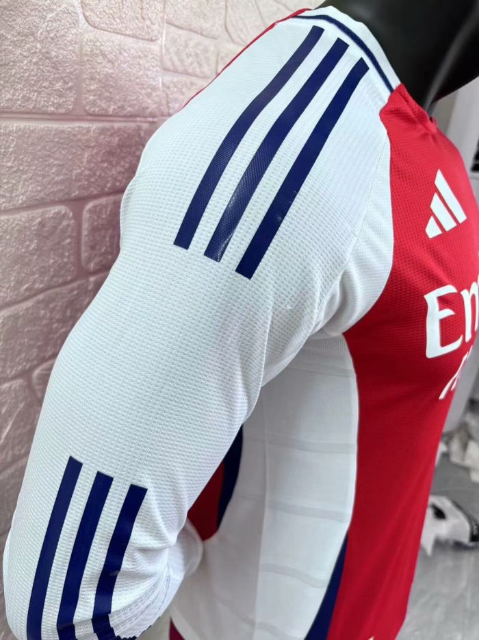 Arsenal Home Player Long Sleeve Jersey 24/25
