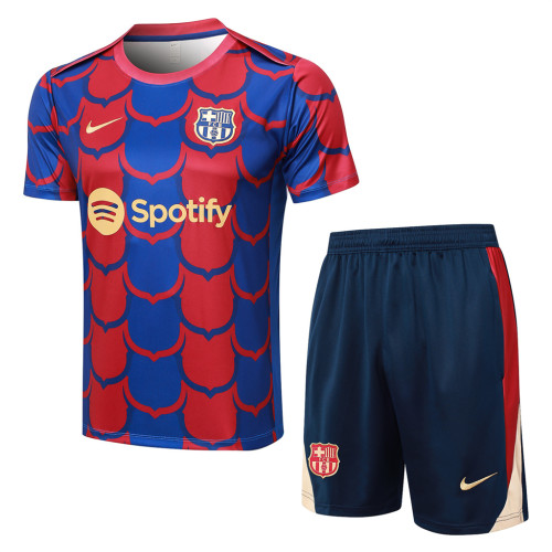 Barcelona Training Short Sleeve Suit 24/25