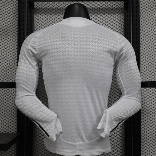 Real Madrid Home Player Long Sleeve Jersey 24/25