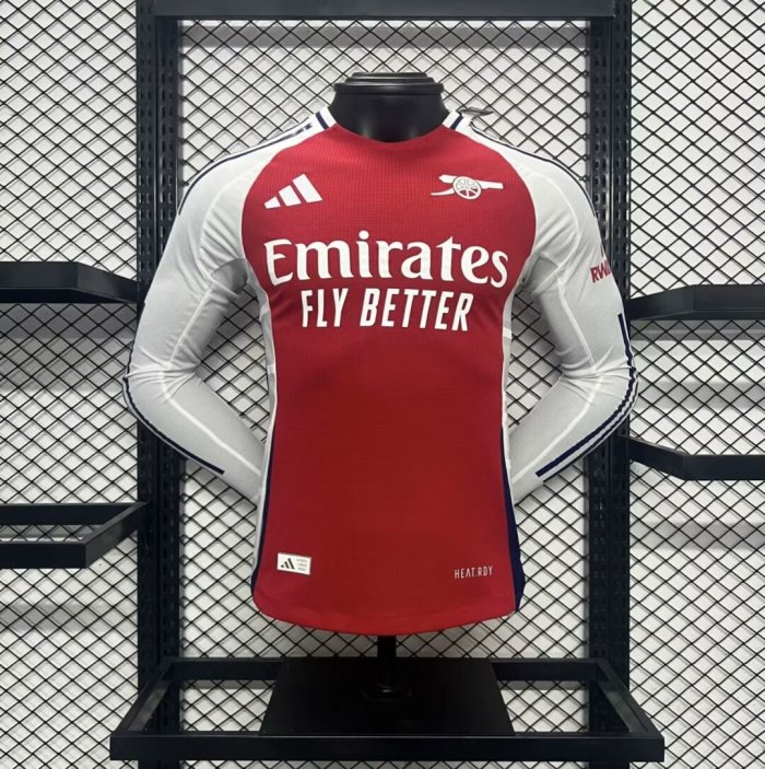Arsenal Home Player Long Sleeve Jersey 24/25