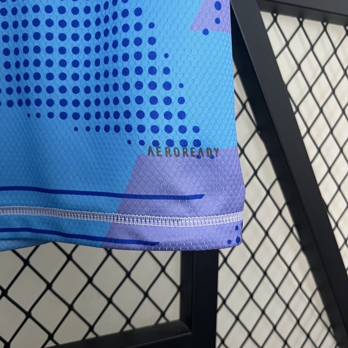 Real Madrid Goalkeeper Man Jersey 24/25 Blue