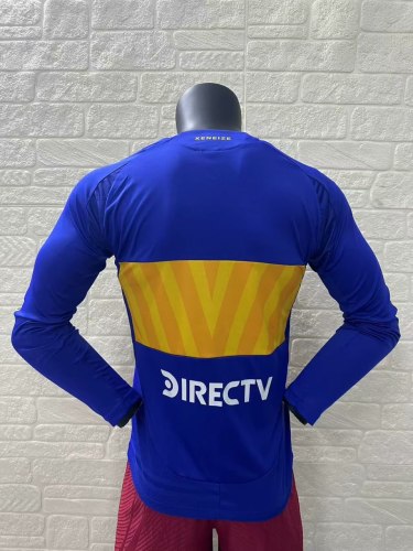 Boca Home Player Long Sleeve Jersey 24/25