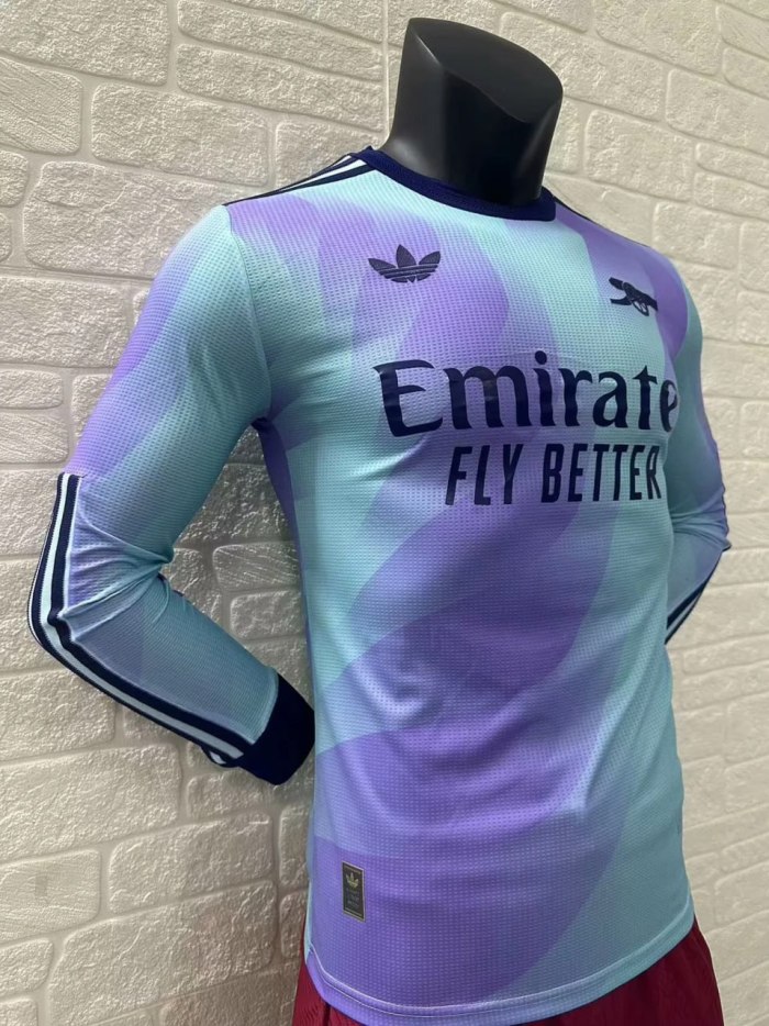 Arsenal Third Player Long Sleeve Jersey 24/25