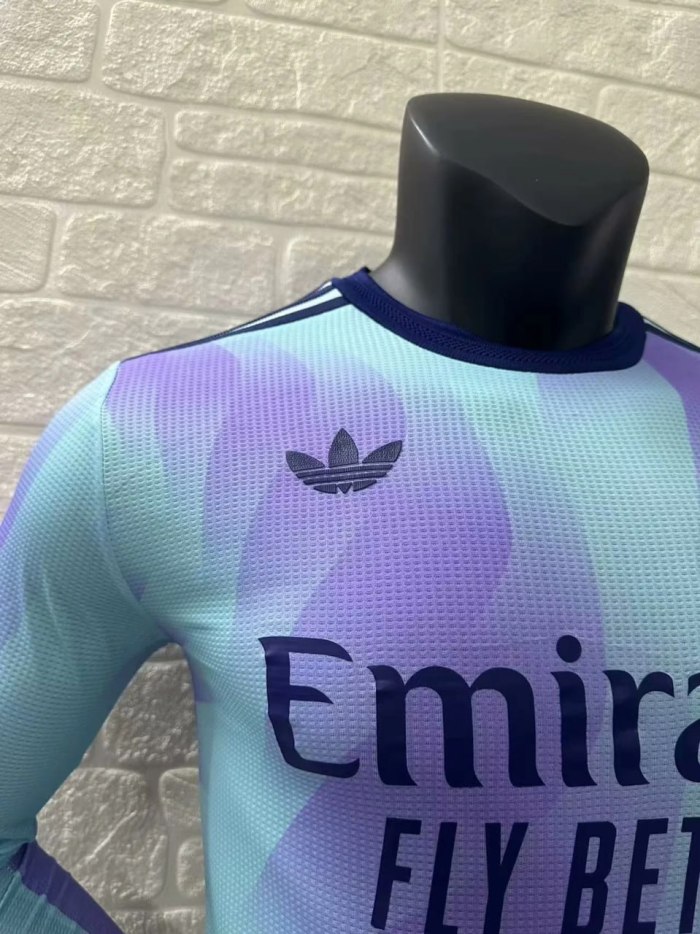 Arsenal Third Player Long Sleeve Jersey 24/25