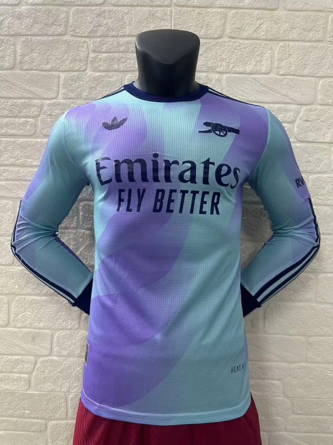 Arsenal Third Player Long Sleeve Jersey 24/25