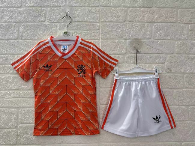 Netherlands Home Retro Kids Suit 1988