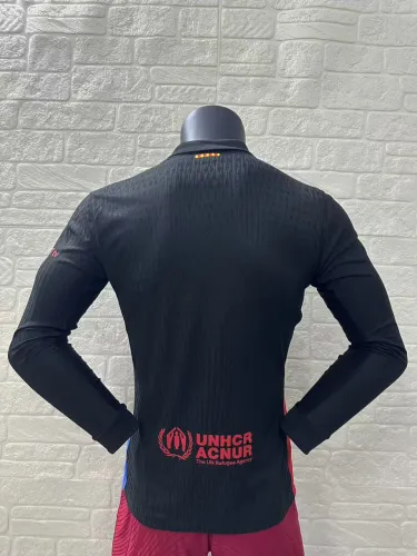 Barcelona Away Player Long Sleeve Jersey 24/25