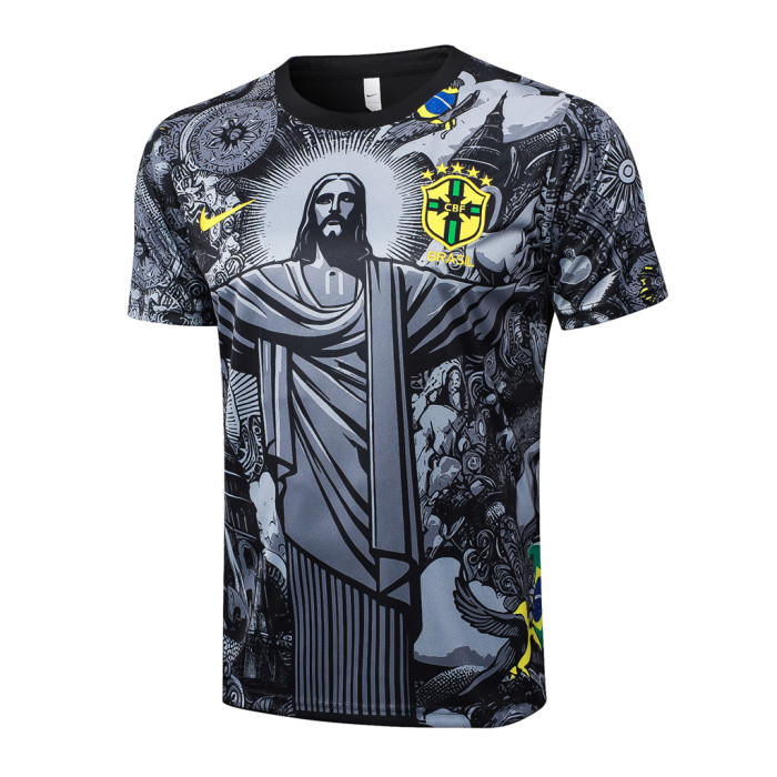 Brazil Training Short sleeve Jersey 24/25