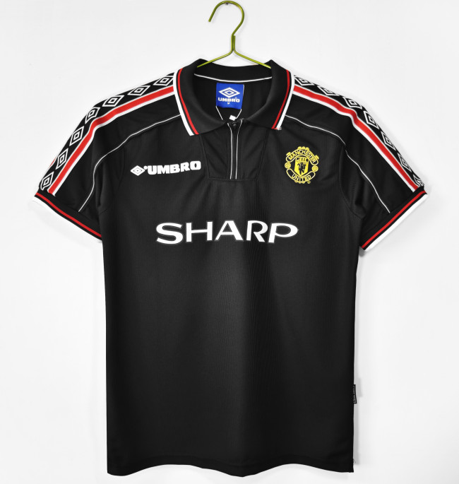 Manchester United Home Retro Jersey 1998/99 Black Version