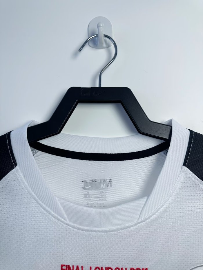 Manchester United Champions' League Third Long Sleeve Retro Jersey 2011/12