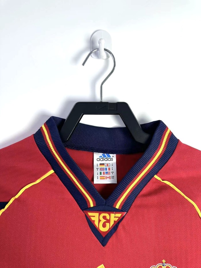 Spain Home Retro Jersey 1998