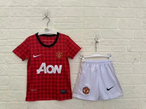 Manchester United Home Retro Kids Suit 2012/13