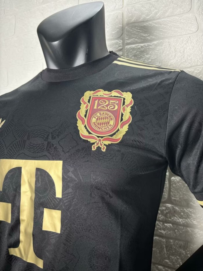 Bayern Munich 125th Anniversary Player Jersey 25/26 Black