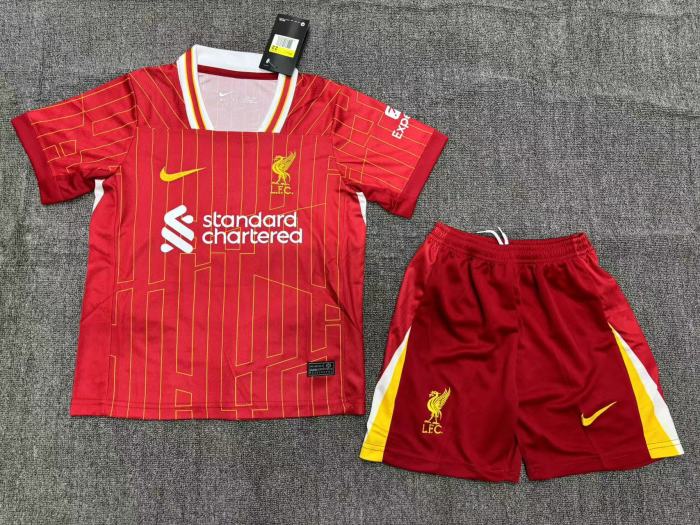 Liverpool Home Kids Suit 24/25 - CHAMPIONS 24/25