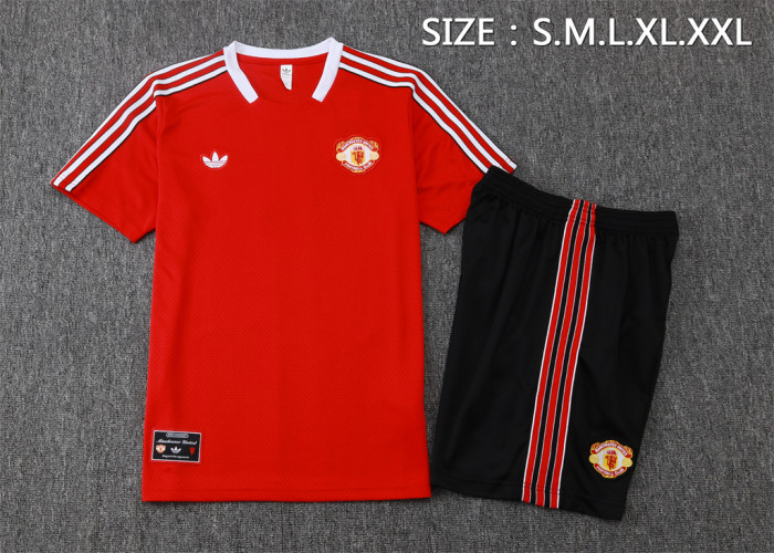 Manchester United Training Short sleeve Suit 25/26