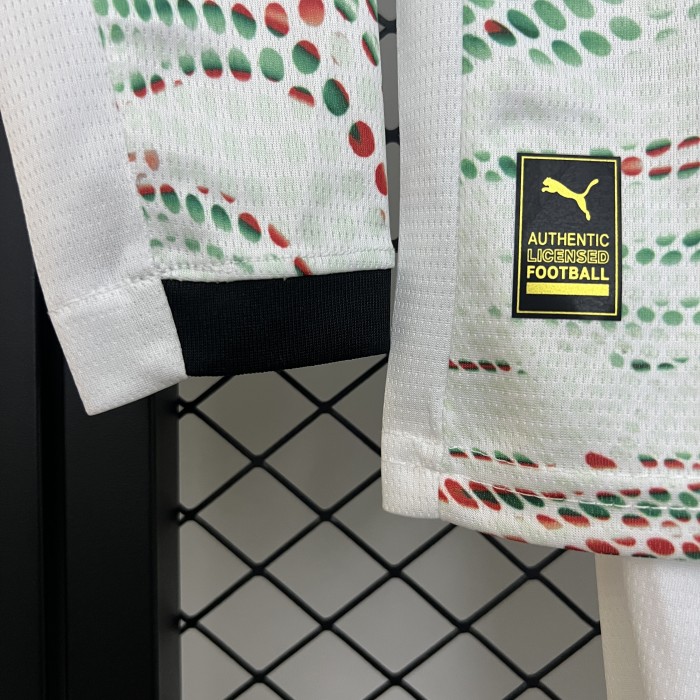 Portugal 2025 Away Long Sleeve Kids Suit