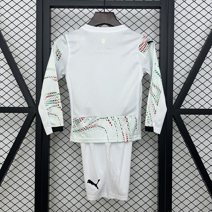 Portugal 2025 Away Long Sleeve Kids Suit