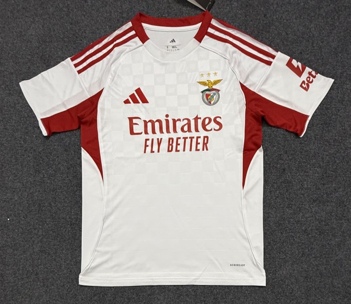 SL Benfica White Away Man Jersey 25/26