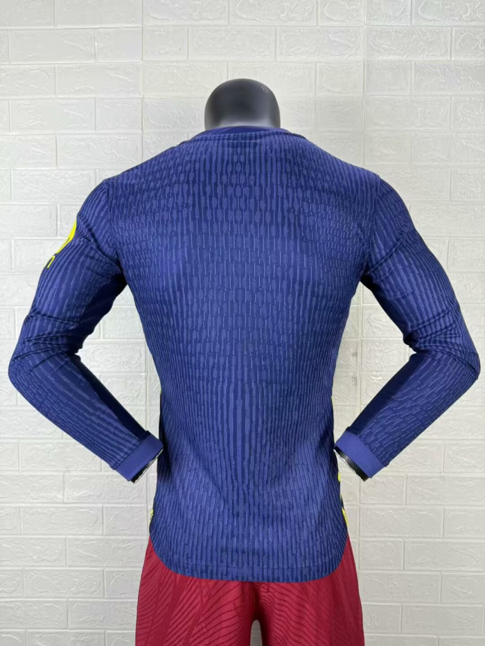 Atletico Madrid Away Player Long Sleeve Man Jersey 25/26