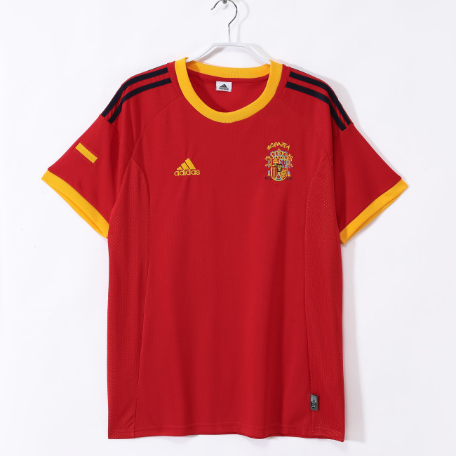 Spain Home Retro Jersey 2002/04