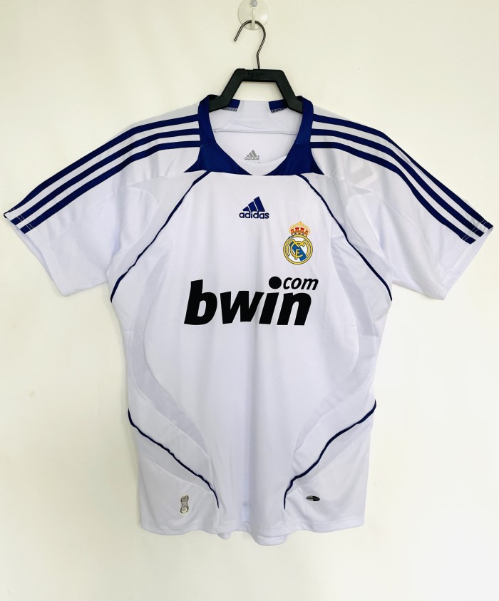 Real Madrid Home Retro Jersey 2007/08