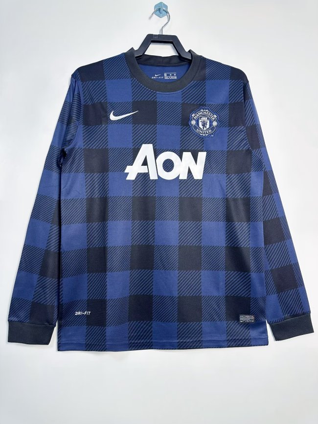 Manchester United Away Retro Long Sleeve Jersey 2013/14