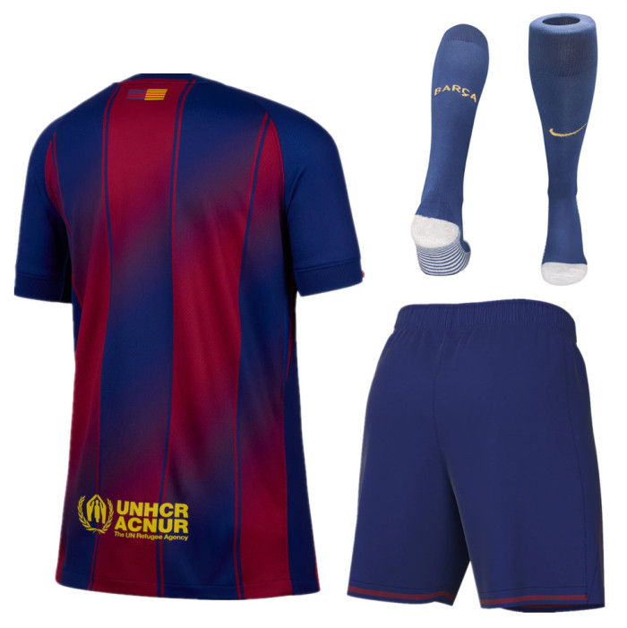 Barcelona Home Kids Suit & Socks 25/26